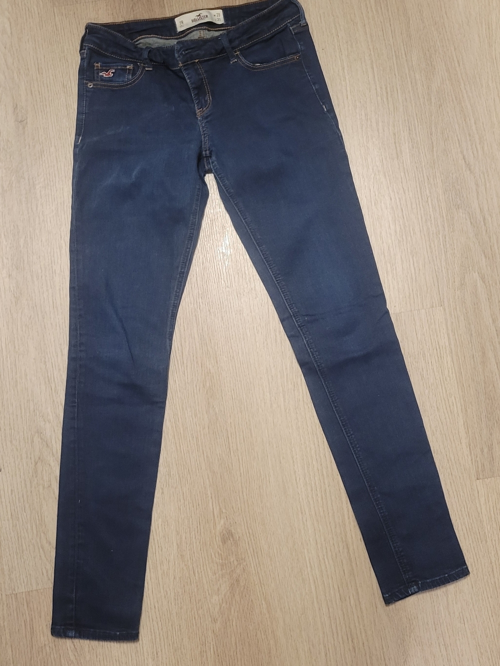 Hollister Woman Navy Slim Skinny Jeans 28x31 7R